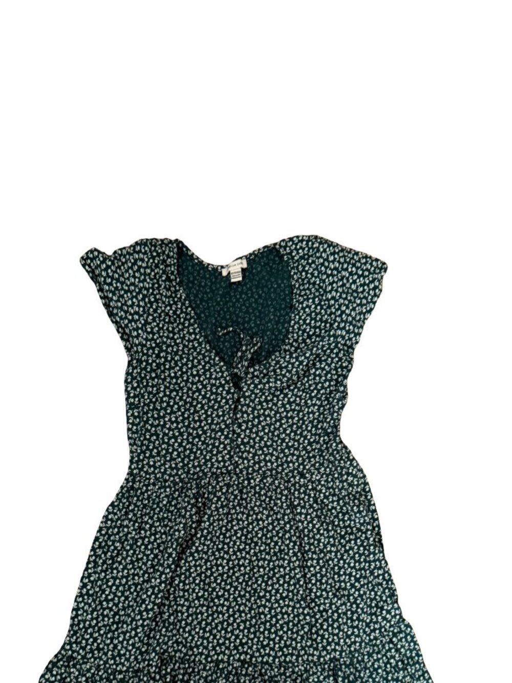 American Eagle Summer Green Floral Dress Size XS